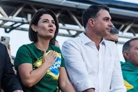 michele e falvio bolsonaro